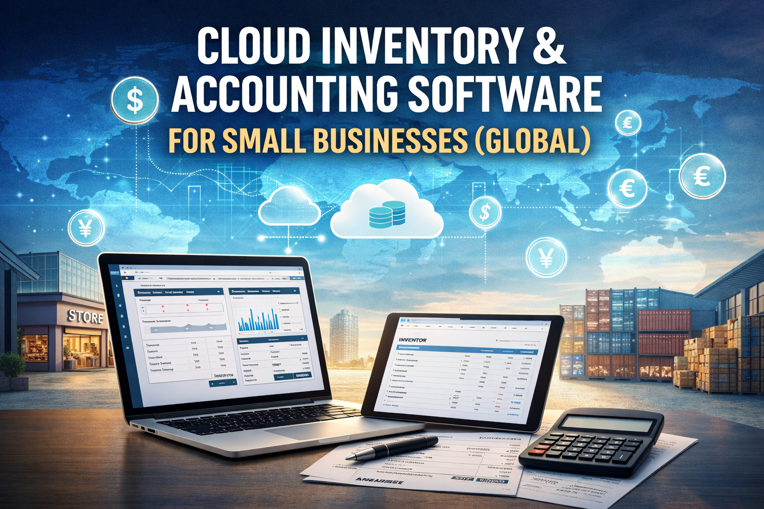 Cloud Inventory and Accounting Software for Small Businesses (Global)