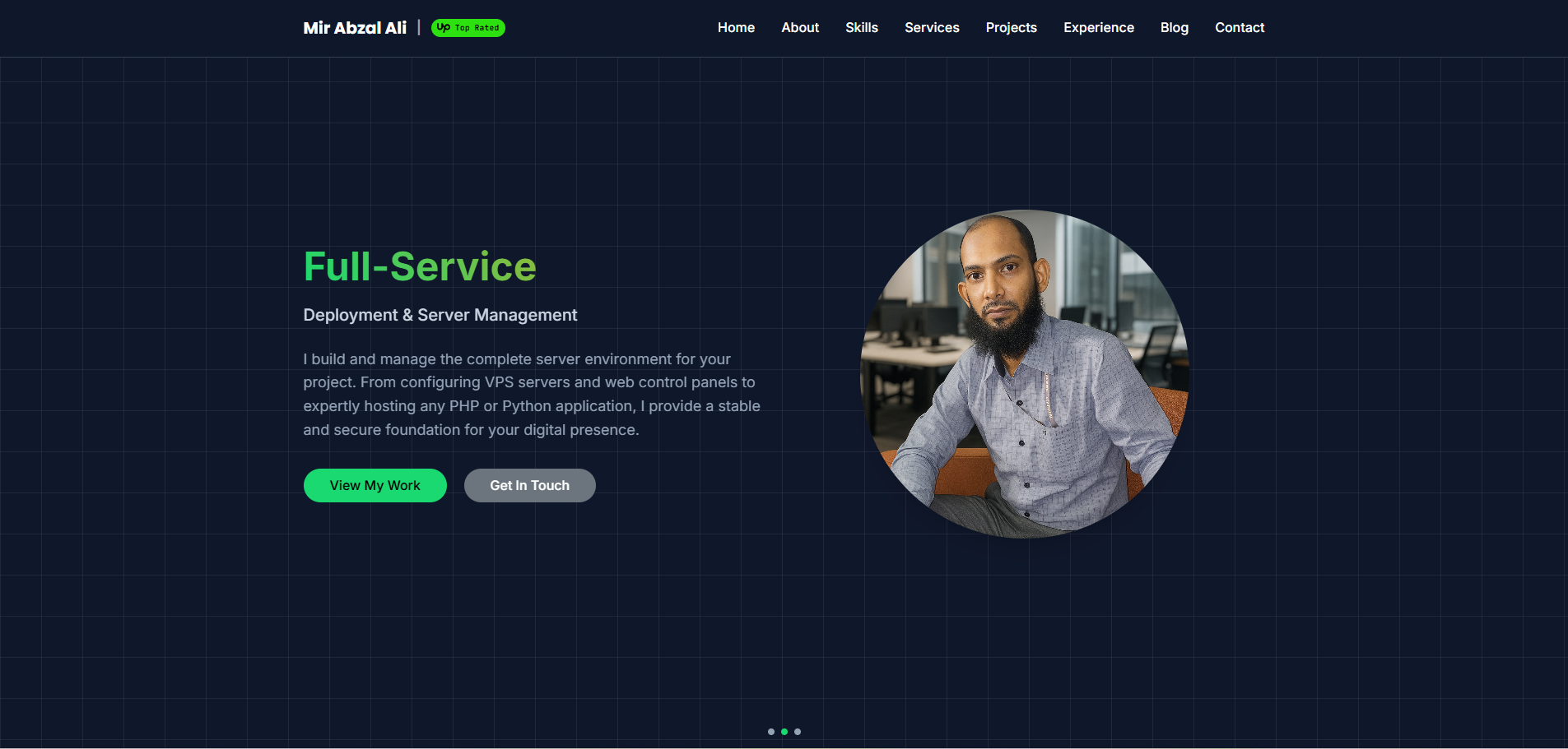 Modern Django Portfolio